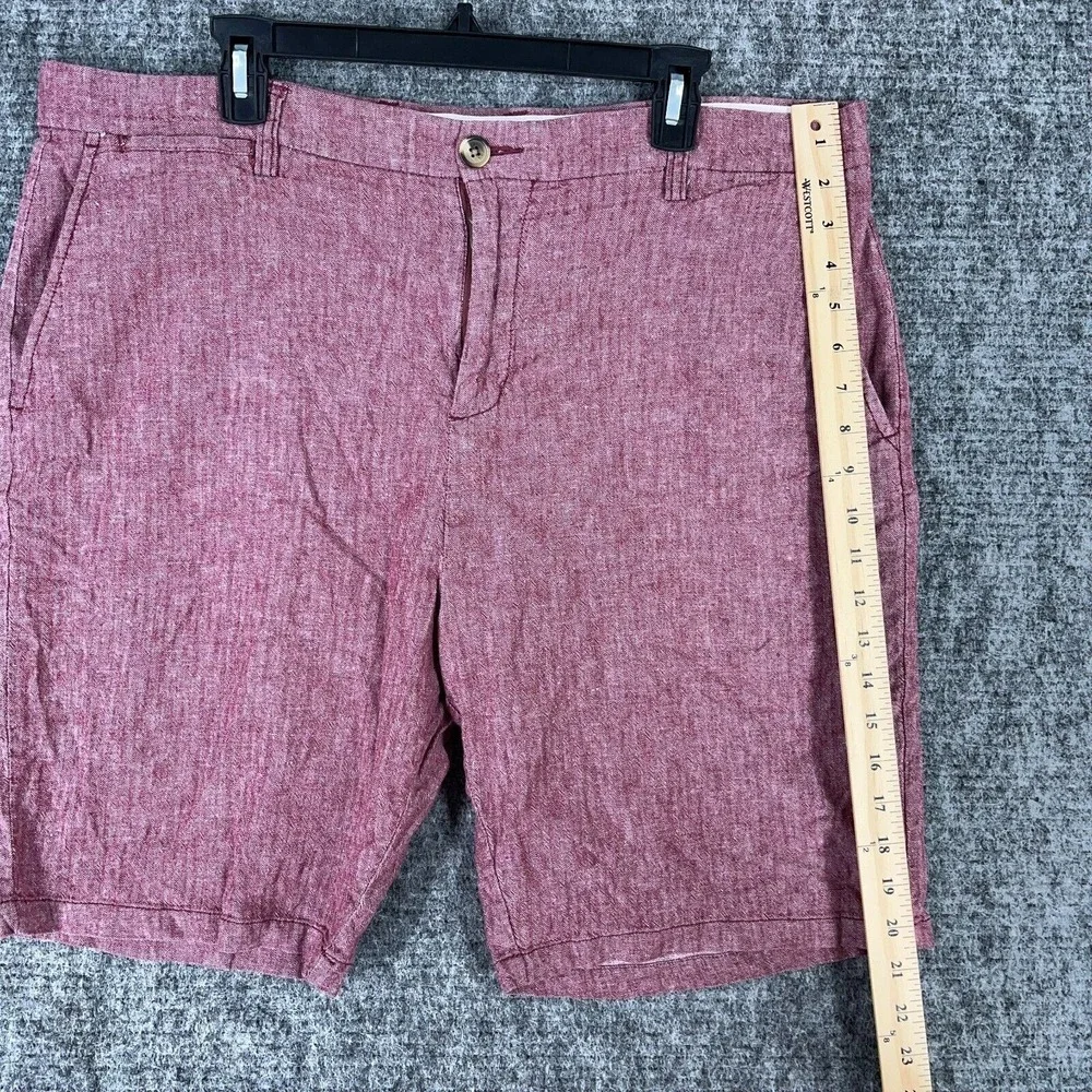 Old Navy Shorts Mens 38 Linen Slim Fit Chino Coastal Minimal Resort Classic‎